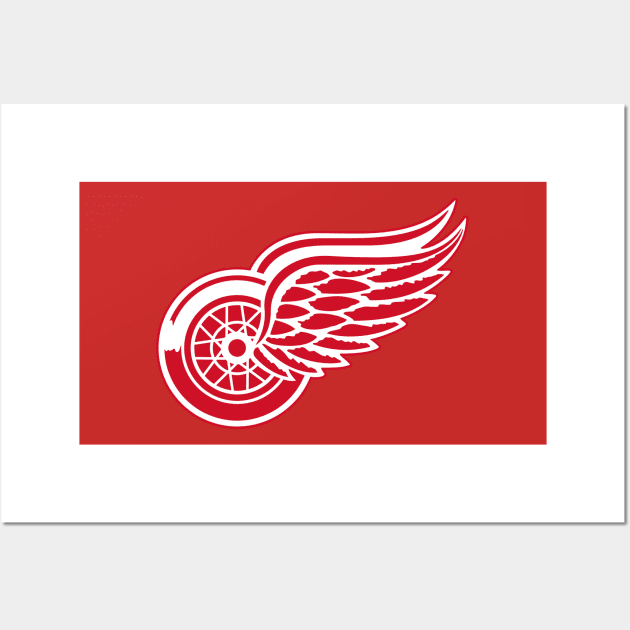 Detroit  Wings-City Wall Art by karenblanco